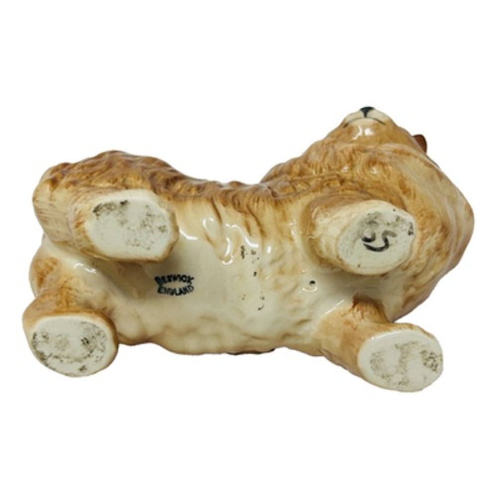 Beswick Persian Cat Ginger Orange Glossy 80s Collectible Figure 5" Tall - Picture 4 of 12